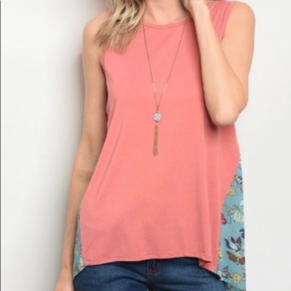 GILLI butterfly contrast tank size large - Picture 2 of 5